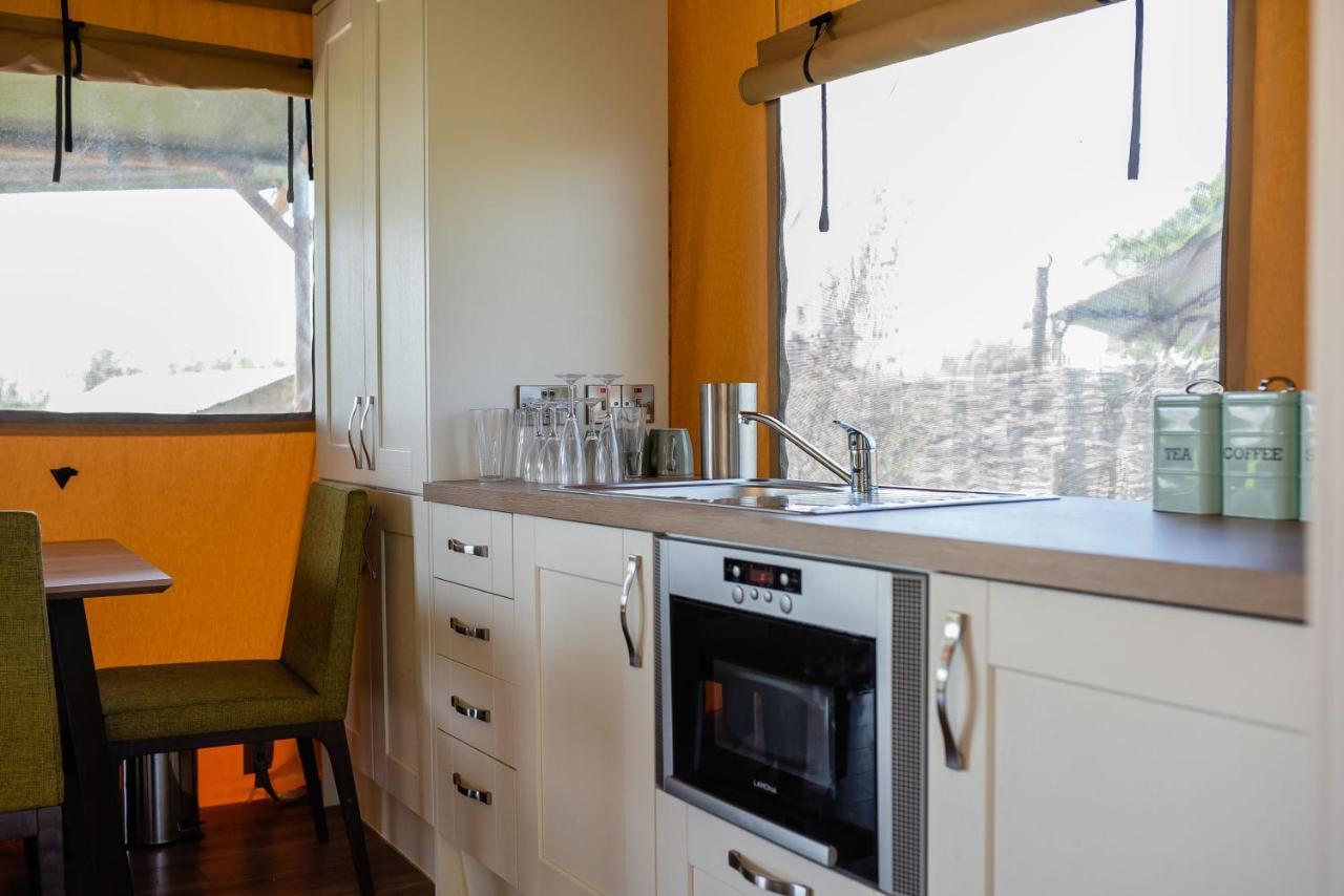 Hencote Vineyard Glamping Village Shrewsbury Bagian luar foto